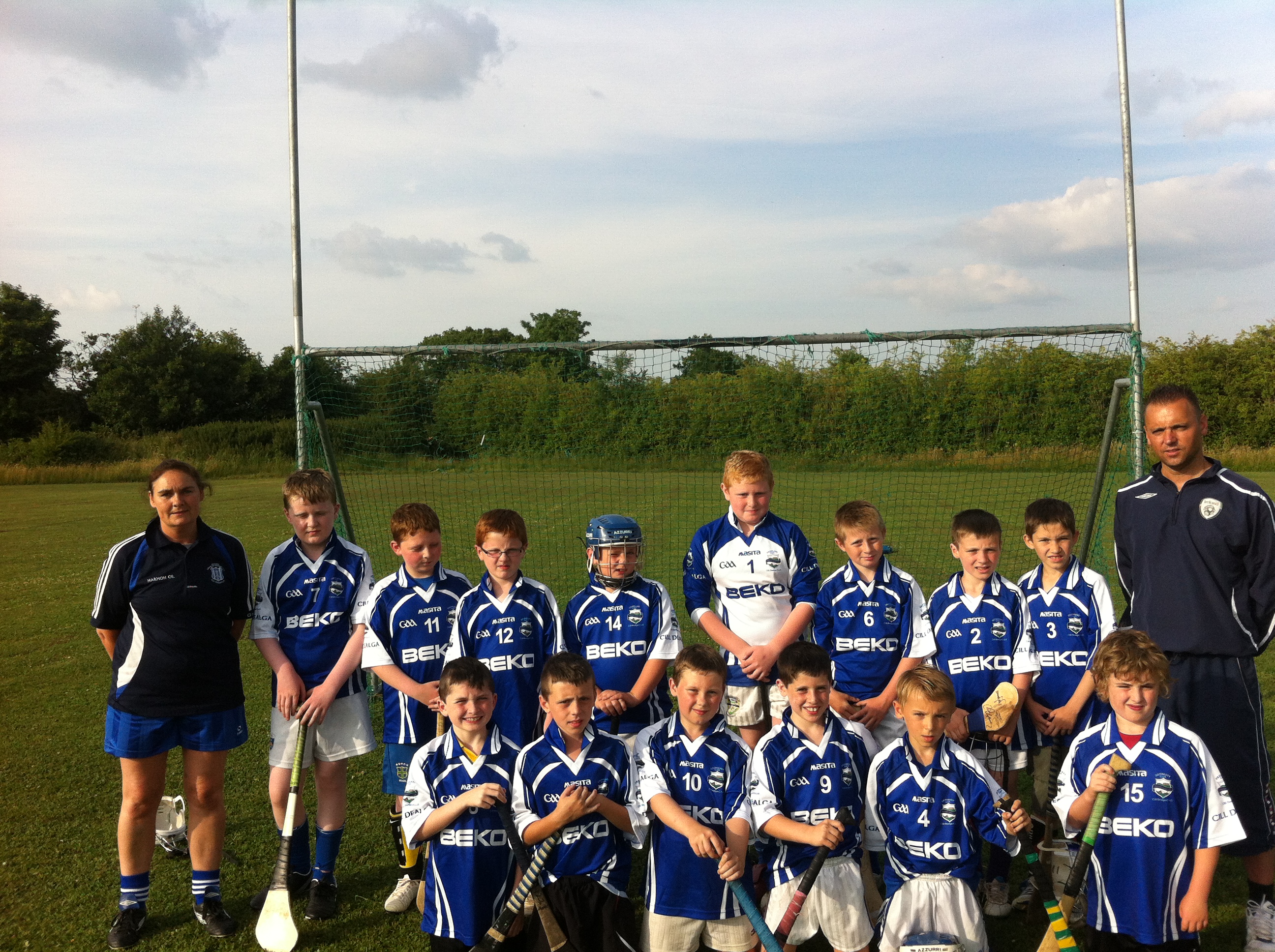 U14's in their new kit